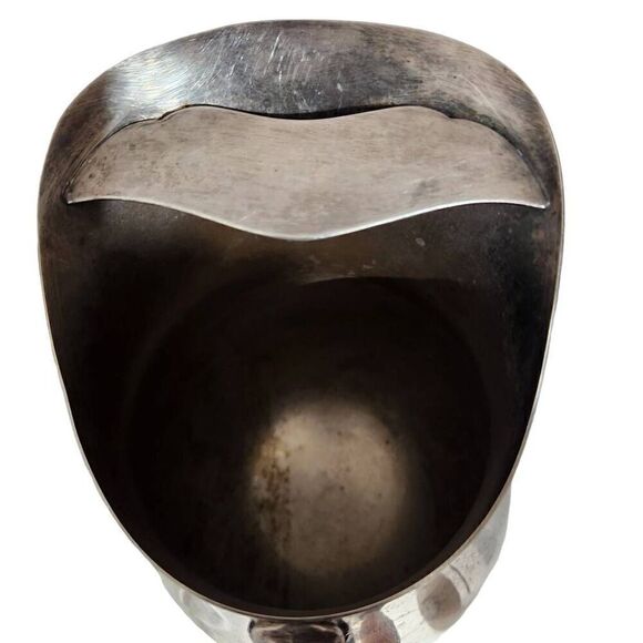 WM Rogers Silver plated water pitcher with ice guard Footed Stand Vintage - Picture 5 of 8